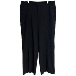 H By Halston Women Black Dress Pants 16 Machine Wash Career Work Dressy